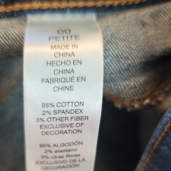 Chico's The Platinum Jeggings Jeans Bronze Filigree 00/US 2 - Picture 5 of 6